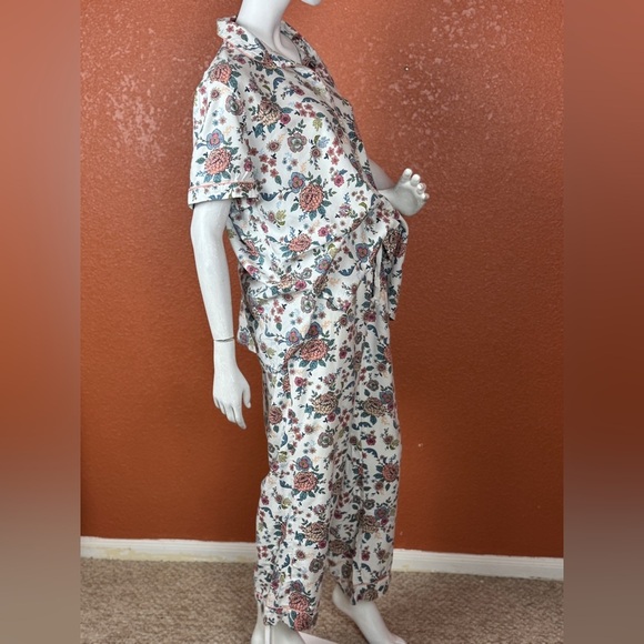 LOFT Multicolor Floral Jumpsuit Size XXLP - Picture 4 of 14